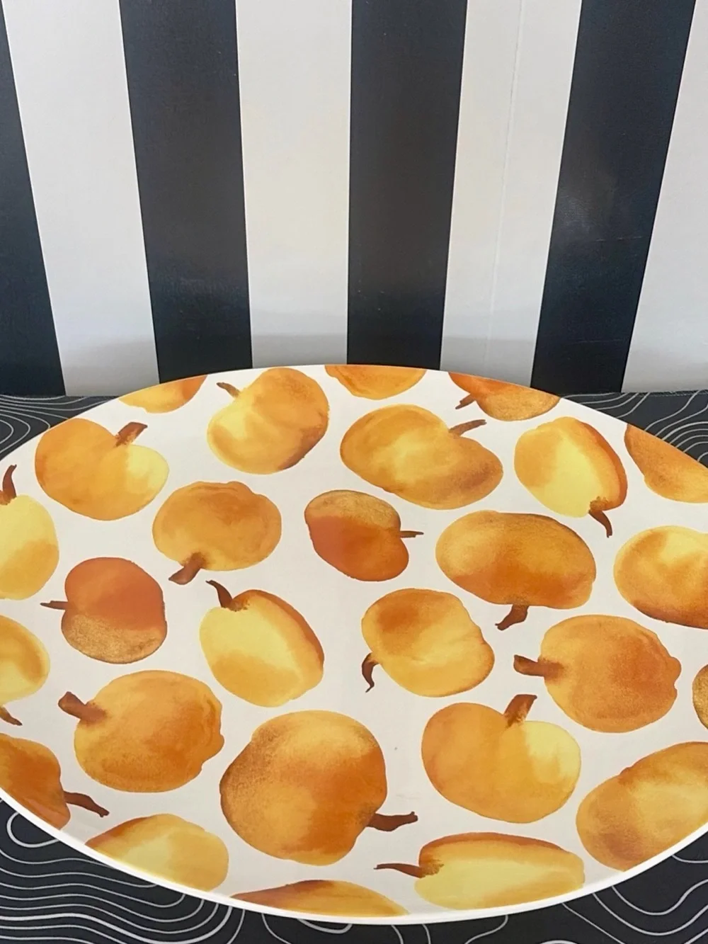 Crate & Barrel Large Oval Serving Platter 18